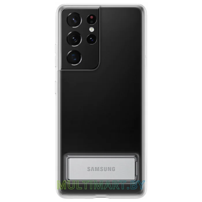 Чехол Samsung Clear Standing Cover для Galaxy S21 Ultra (прозрачный)